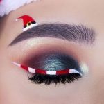 candy cane eyeliner