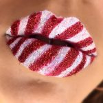 candy cane lips